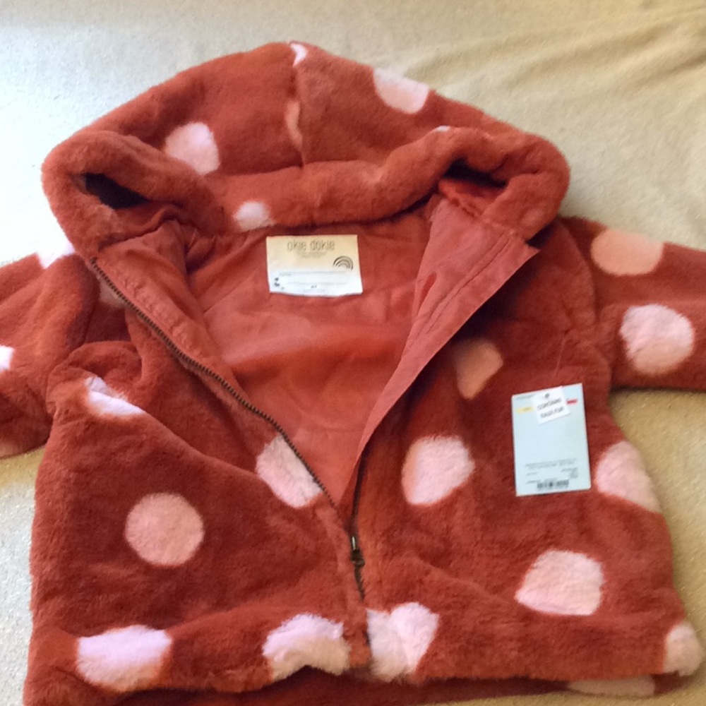 Outerwear faux fur jacket